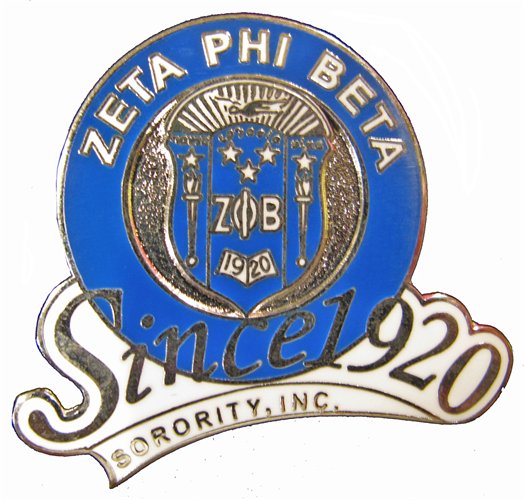Zeta Since 1920 Pin